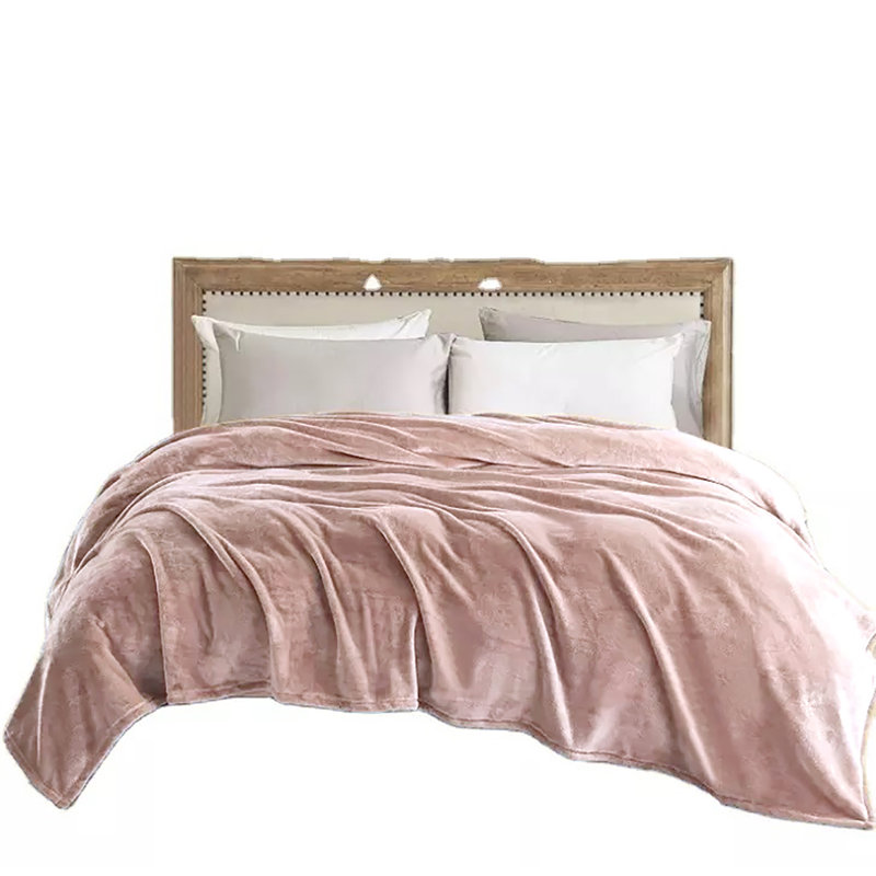 Plain Weave / Muslin Throw Blanket, Queen, Burgundy