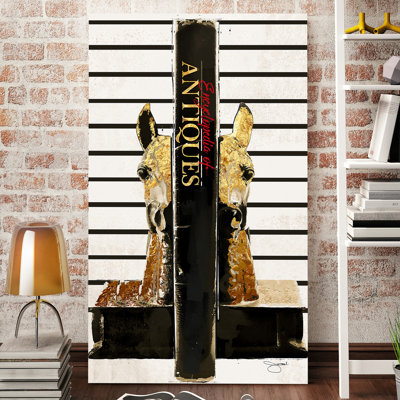 «Antiques», reproduction d'impression sur toile encadrée
