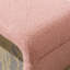Repose-pieds rembourré en tissu Dant Boucle-1732949816