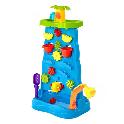 Sand & Water Table For Toddlers Double-Sided Kids Activity Waterfall Table