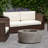 Kullan Outdoor 36" Faux Concrete Round Propane Gas Fire Pit