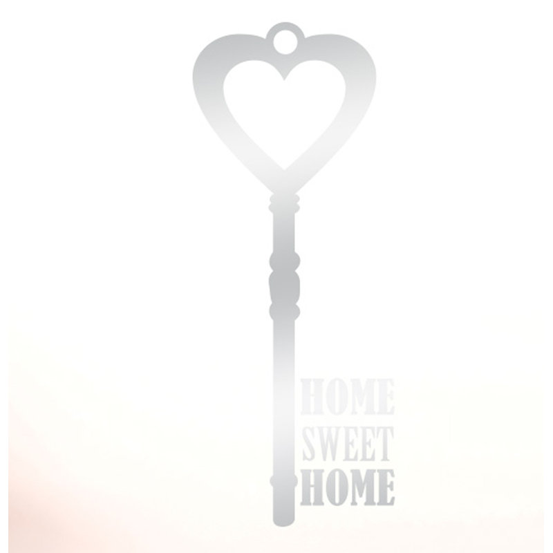 Wall Decal, Medium, Shiny Silver