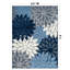 Tapis floral bleu marine / ivoire intérieur / extérieur-1054705792-1054705795
