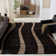 Angle Shag Performance Abstract Rug