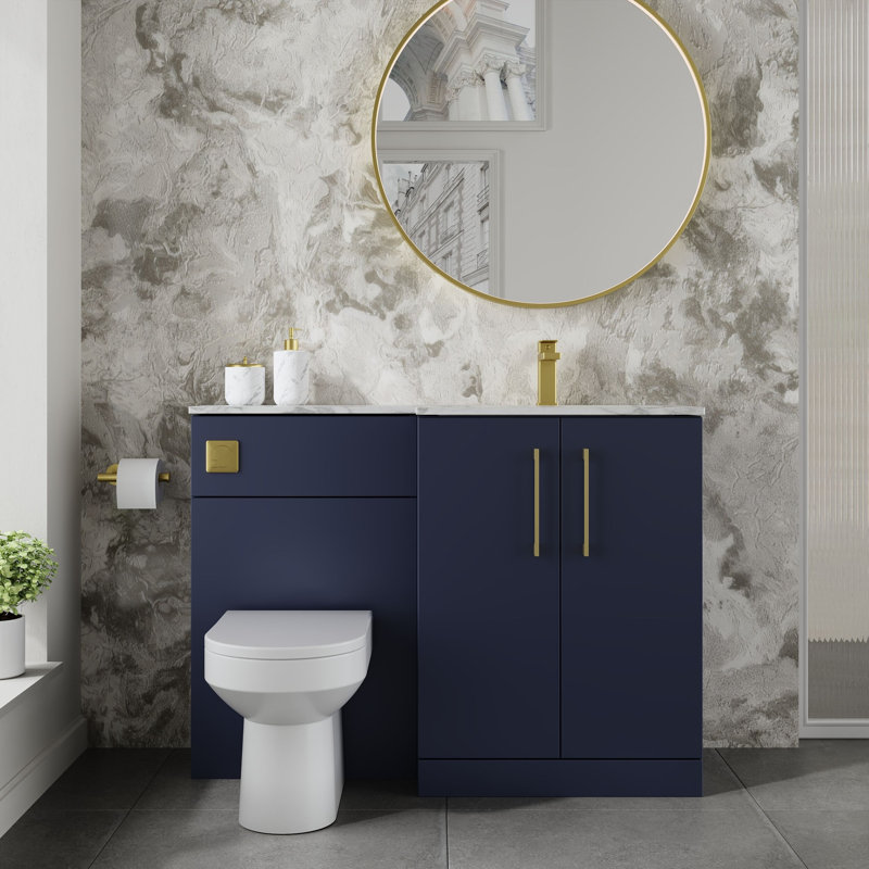 Arno 1105 mm Bathroom Vanity, Midnight Blue