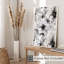 Floral noir et blanc, fleurs IV, reproduction d'art moderne sans cadre-1836656547