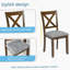 Ensemble de salle à manger 5 pièces moderne avec table carrée et chaises rembourrées, idéal pour les cuisines, les salles à manger et les petits espaces