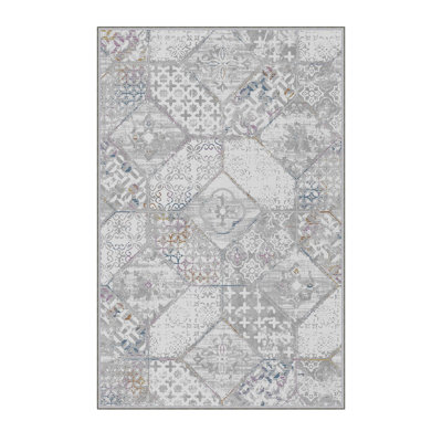 Tapis d'entrée de qualité supérieure, impression numérique 3D, 39,4 po x 59,1 po | 100% polyester, velours de 0,3 po de hauteur, 650 g / m² | Antibactérien, antidérapant, dessous lavable à la machine | Idéal pour les vestibules et les salons, durable et facile à entretenir
