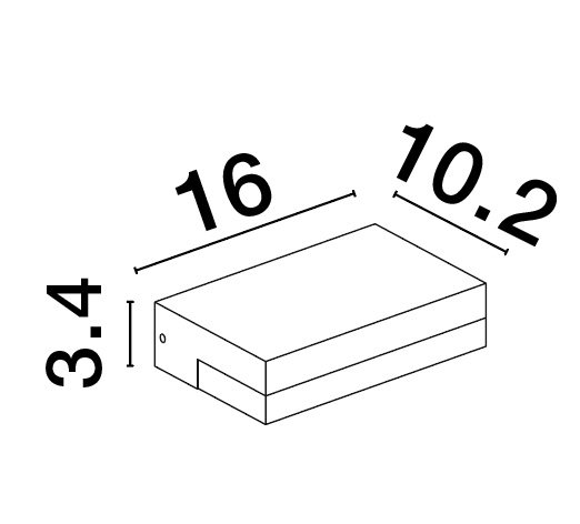 Black Integrated LED Outdoor Flush Mount