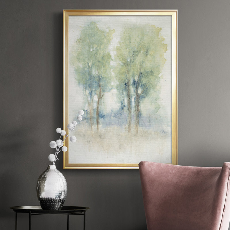 «Spontane Landscape I», toile encadrée de qualité supérieure - prête à être accrochée, H 36,5 po x l 26,5 po x P 1 po