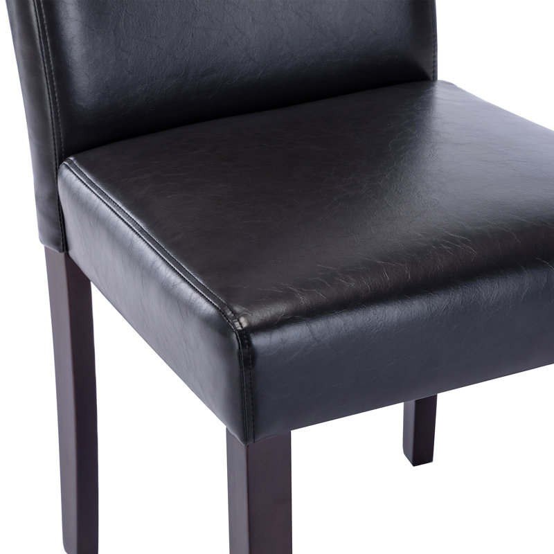 Chaise rembourrée Shurman, Noir