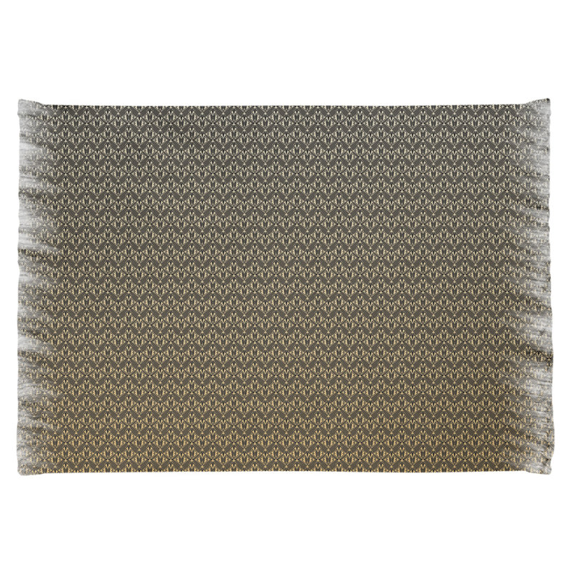 Tapis noir/jaune art déco classic Mcguigan, Non