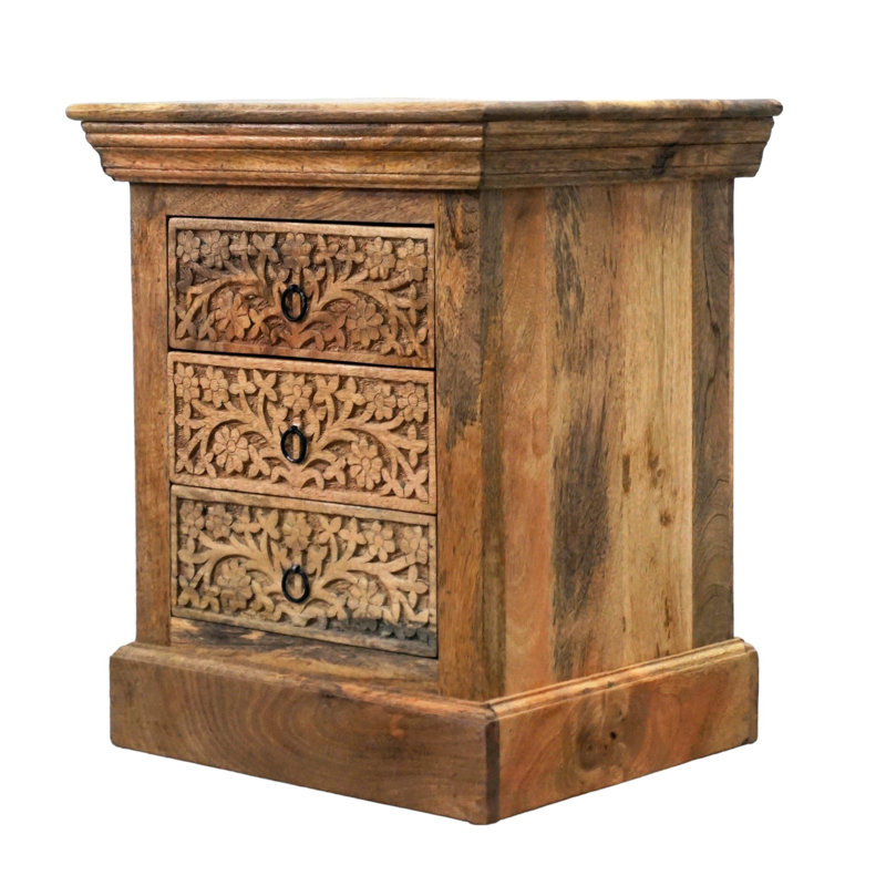 18'' W Solid Wood Nightstand
