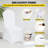 Latitude Run® White Chair Covers, Stretch Slipcovers for Wedding