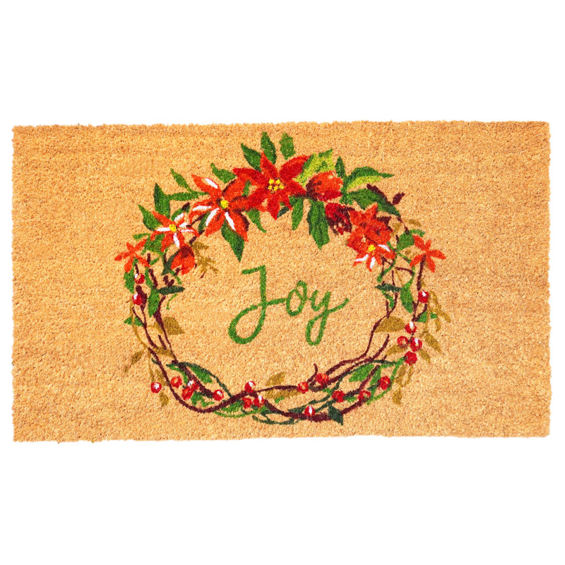 Tapis de porte intérieur / extérieur antidérapant Calloway Mills, L 17 po x L 29 po