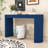 Elegant Entryway Table with Arched Legs, Striped Detailing and Hidden Storage Drawers-1209124484