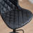Swivel Adjustable Height Bar Stools, Leather Modern Barstools, Upholstered Counter Stool-244696