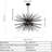 Lubow 9 - Light Single Star Pendant Llight in Black