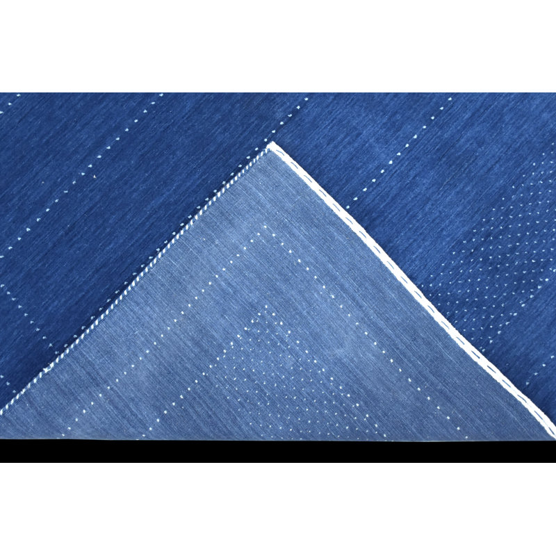 Area Rug in Blue, Rectangle 7'9" x 9'9"