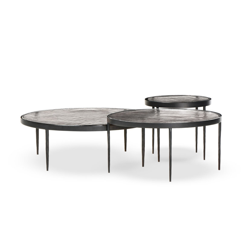 Yoko Glass Nesting Coffee Table