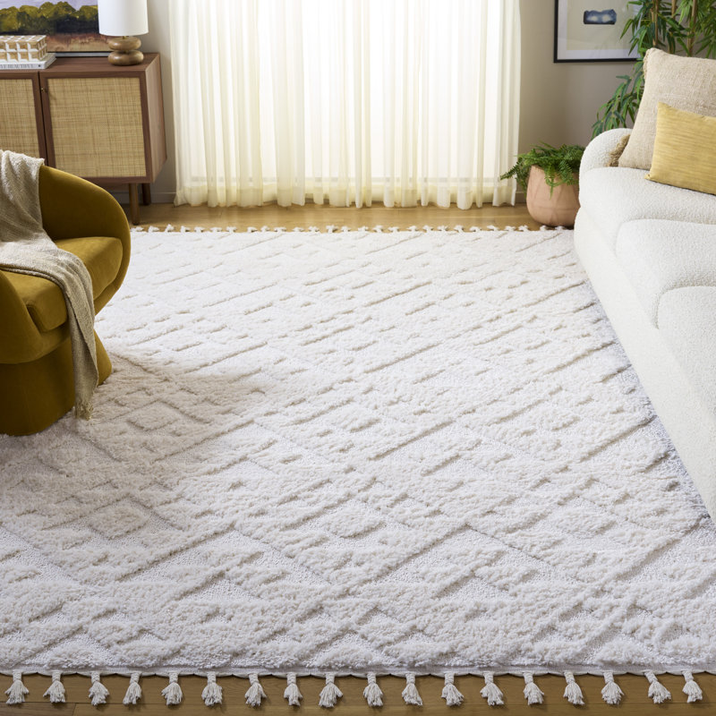 Kaitlen Tassel Shag Performance Southwestern Rug, Rectangle 8' x 10'