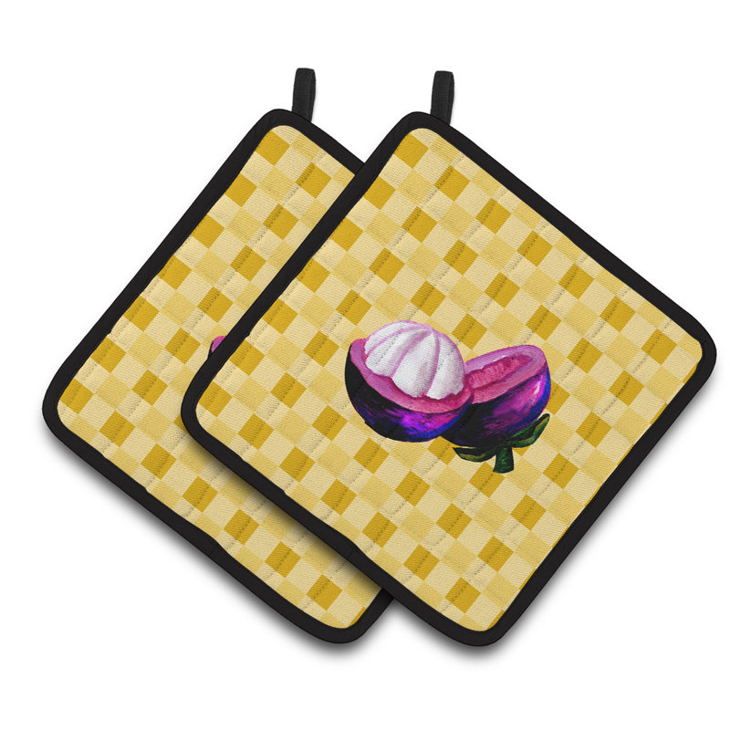 Caroline's Treasures Striped Polyester Potholder Set