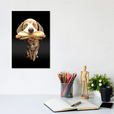 Hot Dog by Adam Lawless - Wrapped Canvas Gallery-Wrapped Canvas Giclée