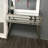 Rogue 90cm Glass Top Console Table