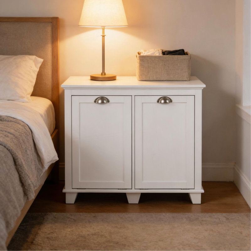 Armoire de plancher Home, armoire à linge inclinable, armoire de rangement élégante