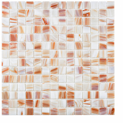 Mosaïque de verre Toscana 0,8 po x 0,8 po pour murs et sols