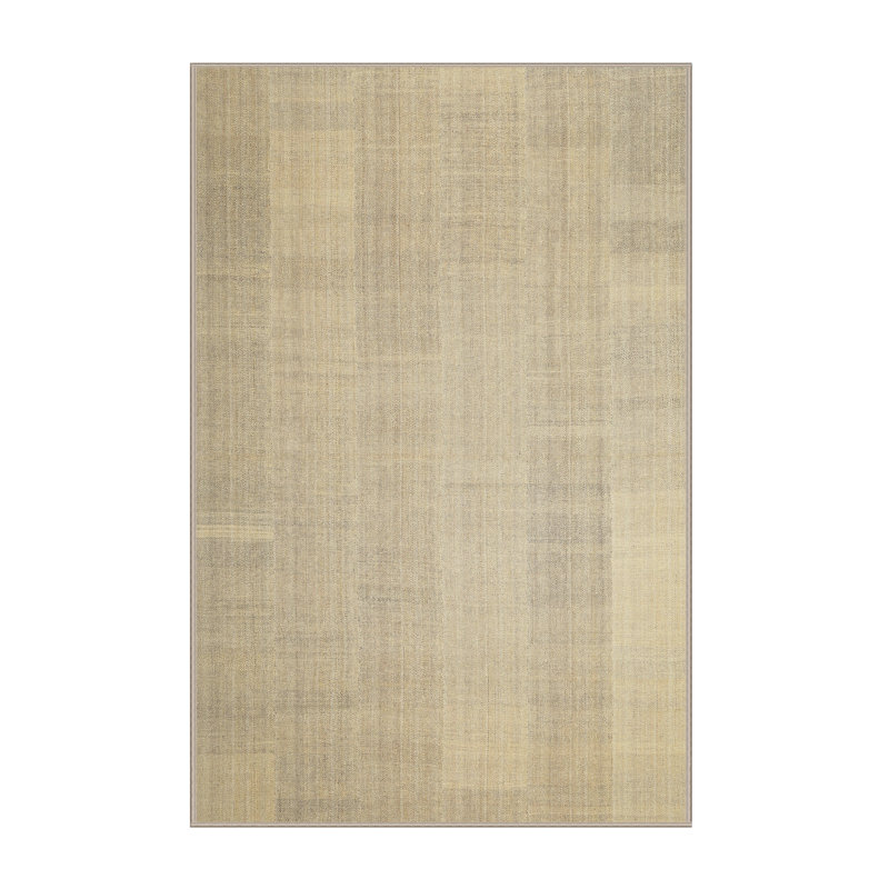 Surface beige contemporaine tapis, Rectangle 5 pi x 7 pi