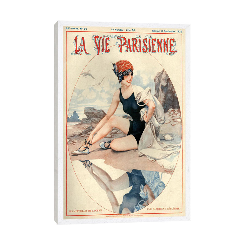 1927 La Vie Parisienne Magazine Cover by Cheri Herouard - Gallery-Wrapped Canvas Giclée on Canvas, 101.6 cm H x 66.04 cm W