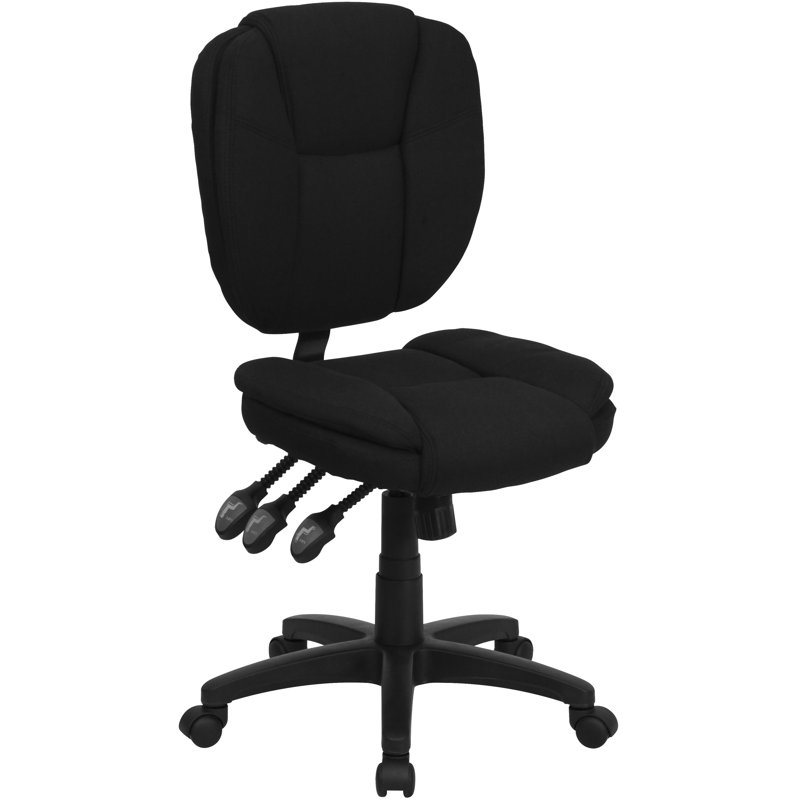 Flash Furniture Mid-Back Multifunction Ergonomic Task Office Chair