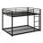 Full Over Full Low Bunk Bed With Ladder And Safety Guard Rails-116969580