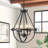 Kimyada 4-Light Dimmable Rustic Farmhouse Lantern Pendant Chandelier-1713792955-1713792957