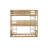 Space-saving Detachable Triple Twin Rubber-wood Bunk Bed-1516473353