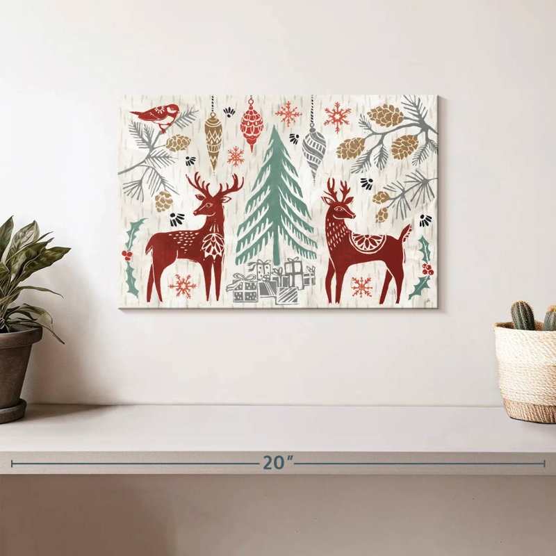 «Woodcut Christmas I», H 8 po x l 12 po