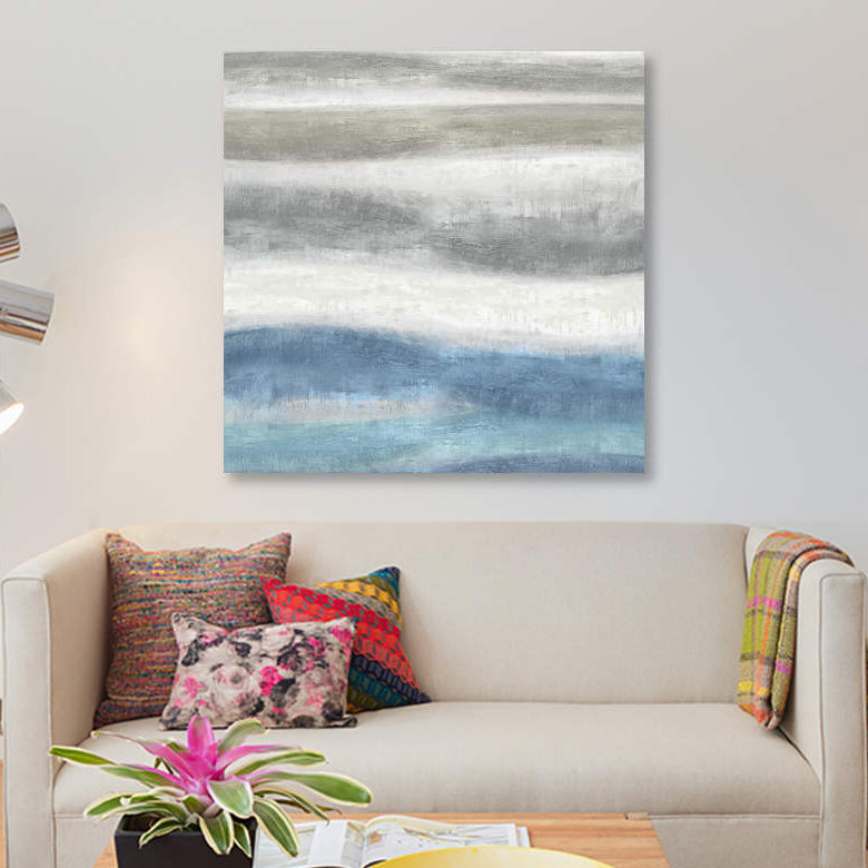 «Elevation II», reproduction sur toile, H 48 po x l 48 po x P 1,5 po, Pas de tapis, Toile tendue
