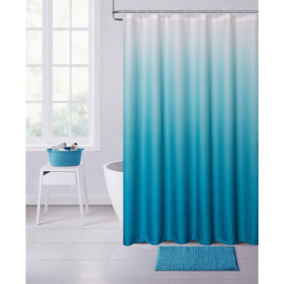 Rideau de douche simple Bozman Ombre