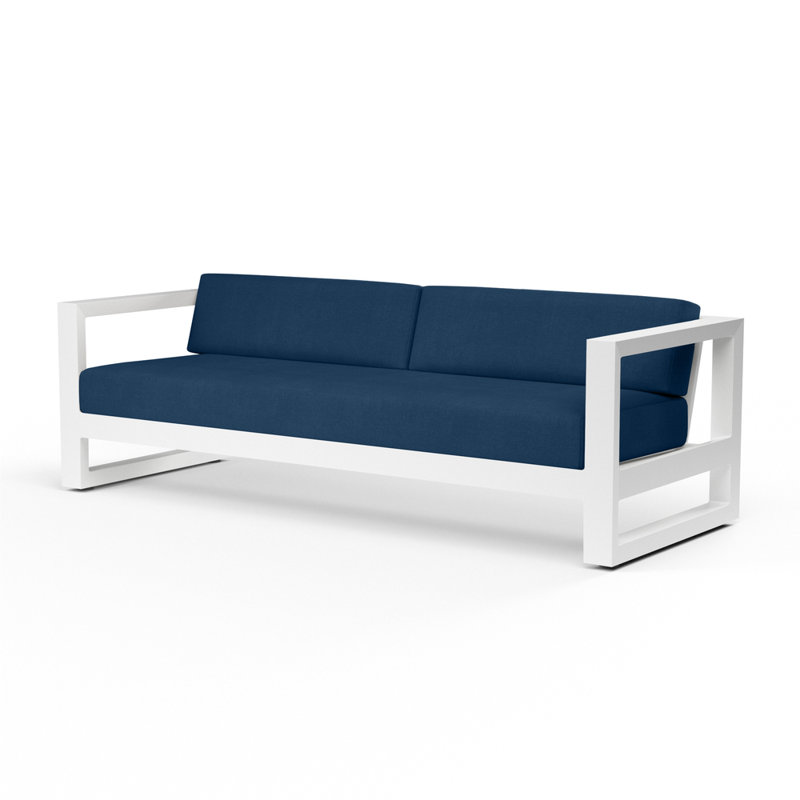 Canapé d'extérieur Camela avec coussins Sunbrella, Spectre indigo Sunbrella®