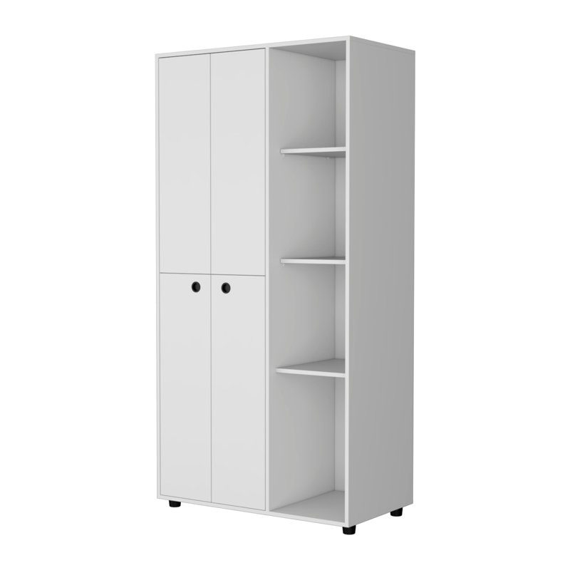 Armoire moderne à 1 tiroir Modern, Blanc