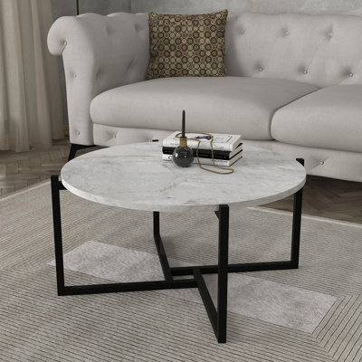 Beckie Cross Legs Coffee Table