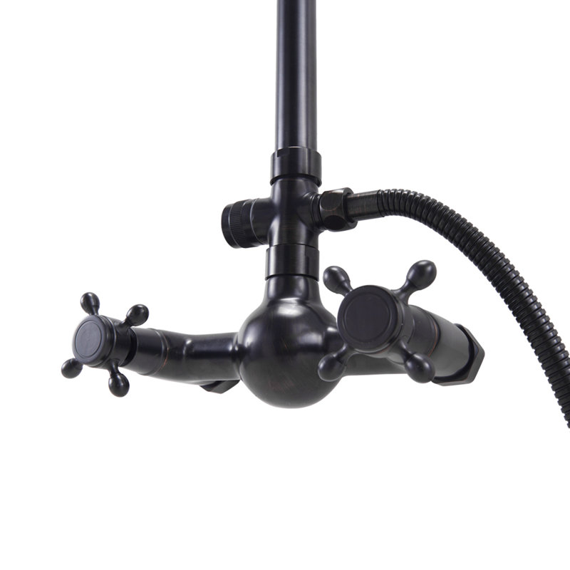 Dual-control Retro Bathroom Shower Faucet Set