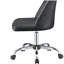 Chaise de bureau réglable grise et chromée