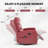 Heat Massage Manual Recliner Chair With Rocker And Swivel In Fabric For Living Room-328087357