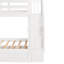 Lit superposé Twintwin avec lit gigogne et escalier blanc pour plus de commodité-2067419256