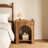 19.7" End Table Set, 2-Tier Square Side Table for Living Room, Bedroom, Office-312700127