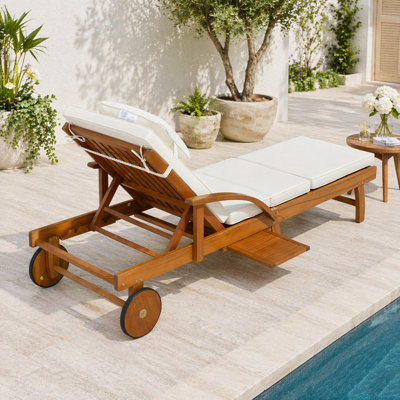 Chaises longues d'extérieur 77,5 "