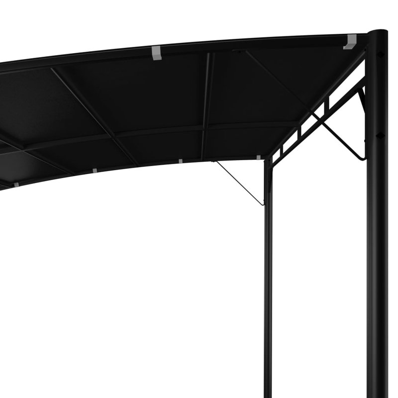 Pavillon de jardin l 9,8 pi L 9,8 pi. D Pavillon de jardin en acier, Anthracite