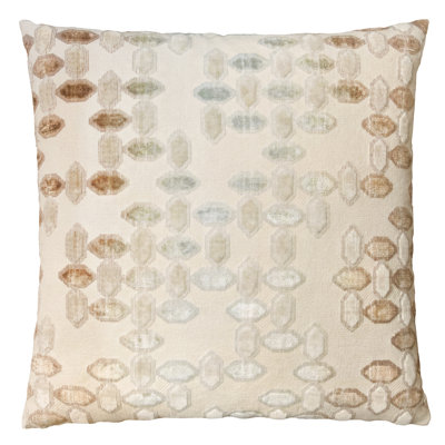 Jewel Square Woven Jacquard Pillow